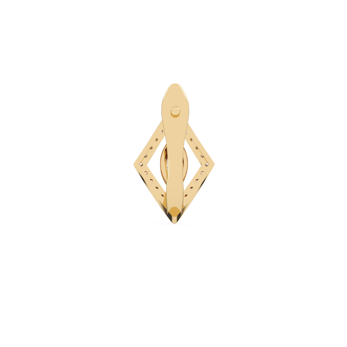 Marquise Halo Stud Bali Diamond Earrings